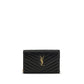 Saint Laurent Black Calf Leather Bos Taurus Wallet