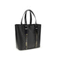 Valentino Garavani Black Calf Leather Bos Taurus Shoulder Bag