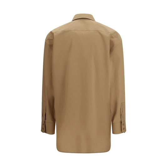 Saint Laurent Beige Cotton Dress Shirt