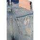 PDF Channel Blue Viscose Relaxed Fit Jeans