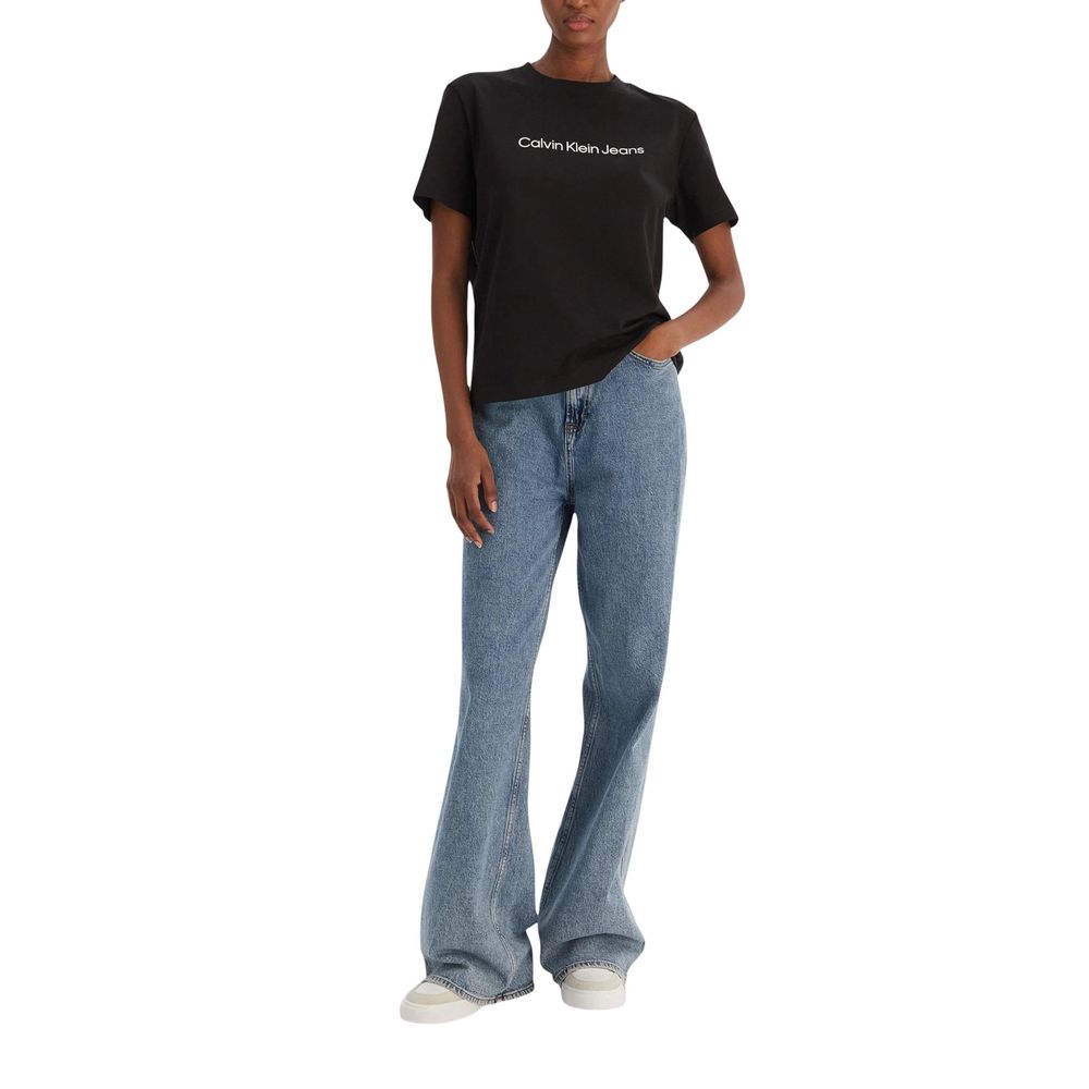 Calvin Klein Jeans Black Cotton T-Shirt