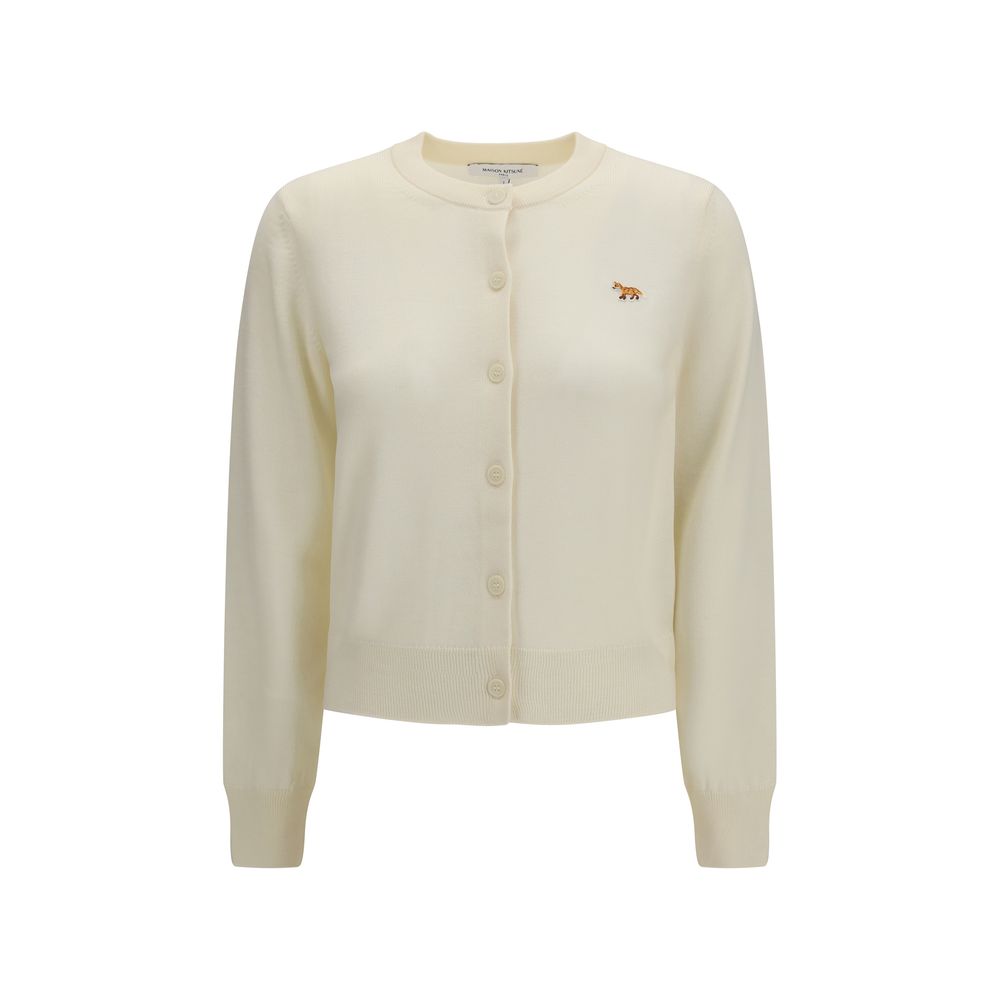 Maison Kitsuné Beige Cotton Cardigan