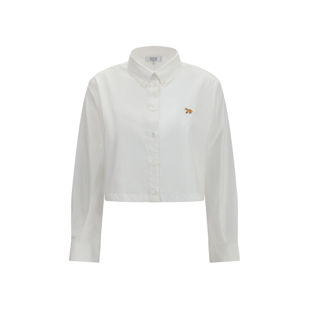 Maison Kitsuné White Cotton Blouse