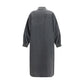 Max Mara Gray Nylon Coat