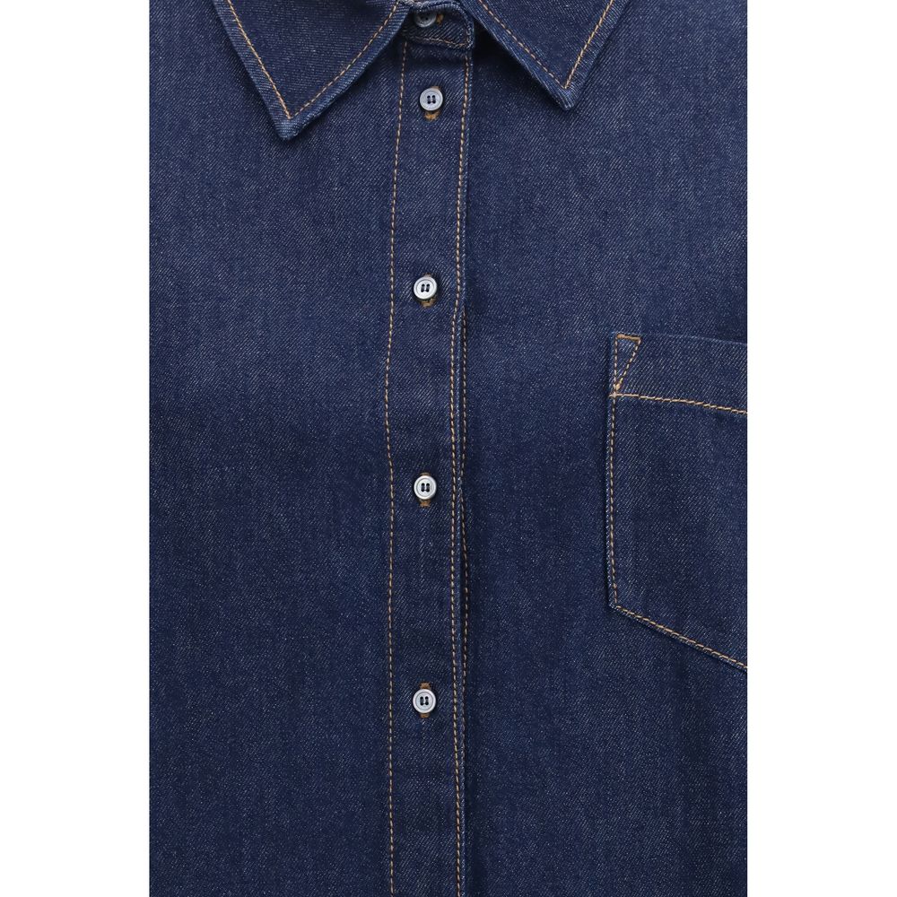 Max Mara Blue Denim Shirt