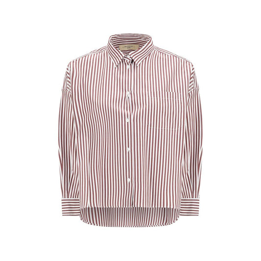 Max Mara Multicolor Cotton Pattern Shirt