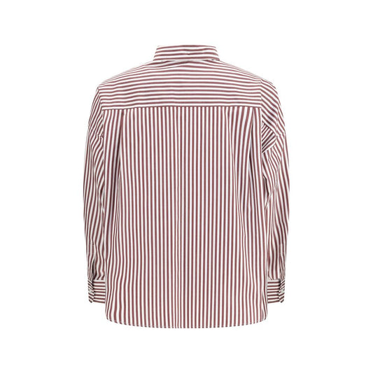 Max Mara Multicolor Cotton Pattern Shirt