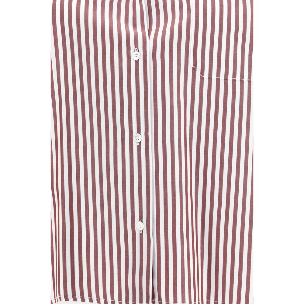 Max Mara Multicolor Cotton Pattern Shirt