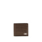Ferragamo Brown Calf Leather Bos Taurus Wallet