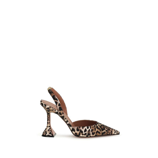 Amina Muaddi Multicolor Calf Leather Bos Taurus High Heel Pumps