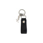 Saint Laurent Black Calf Leather Bos Taurus Keychain