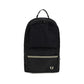 Fred Perry Black Nylon Backpack