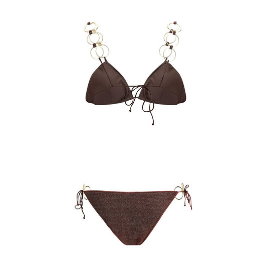 Oséree Brown Polyamide Bikini