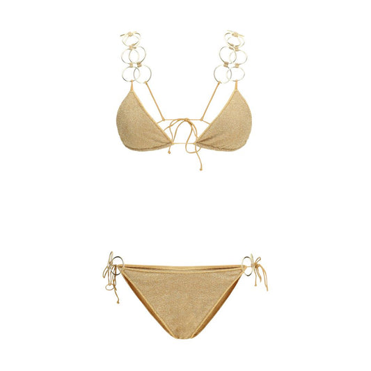 Oséree Gold Polyamide Bikini