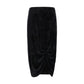 Valentino Black Viscose Long Skirt