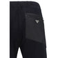 Prada Black Cotton Casual Pants