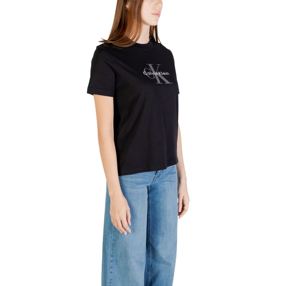 Calvin Klein Jeans Black Cotton T-Shirt