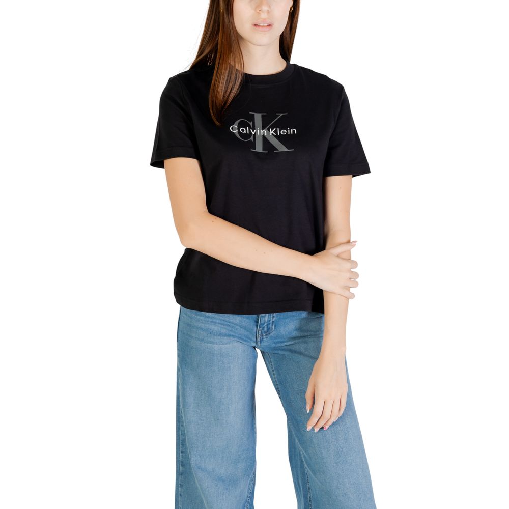 Calvin Klein Jeans Black Cotton T-Shirt