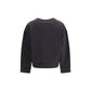 Ganni Gray Cotton Sweatshirt
