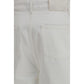 Loulou De Saison White Cotton Bermuda Shorts