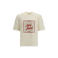 Ami Paris Beige Cotton T-Shirt