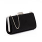 Jimmy Choo Black Satin Crossbody Bag