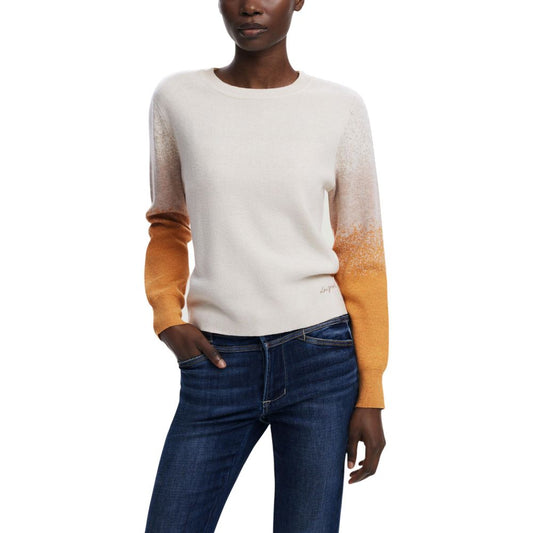 Desigual Beige Viscose Sweatshirt
