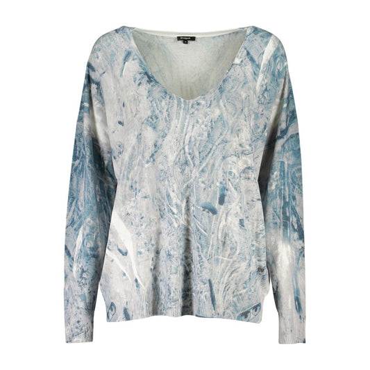 Desigual Azzurro Viscosa Woman Sweater