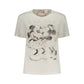 Desigual White Cotton Women T-Shirt