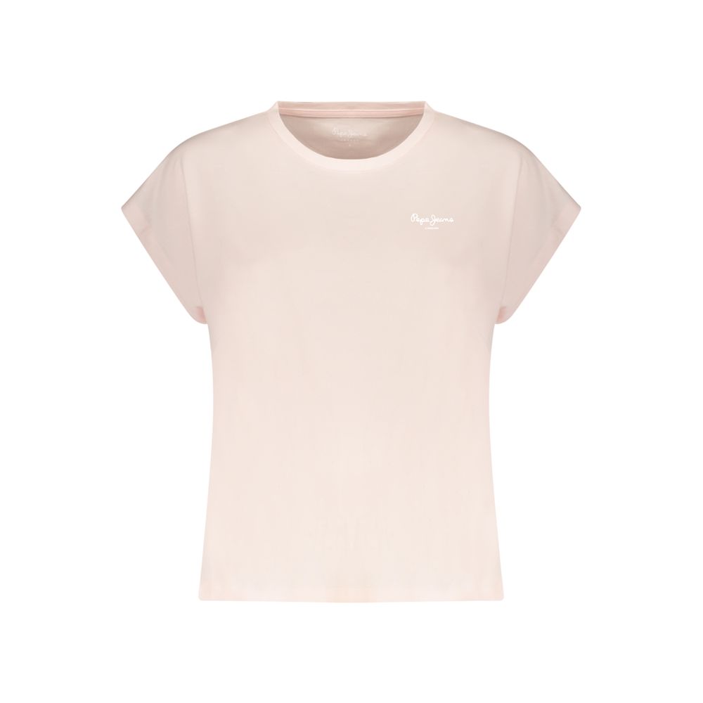 Pepe Jeans Rosa Cotton Women T-Shirt