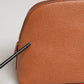 Dolce & Gabbana Orange Beige Leather DG Logo Zip Around Hand Purse Wallet