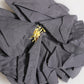 Dolce & Gabbana Gray Floral Motif Silk Blend Poplin Fabric Bar Pin  Brooch