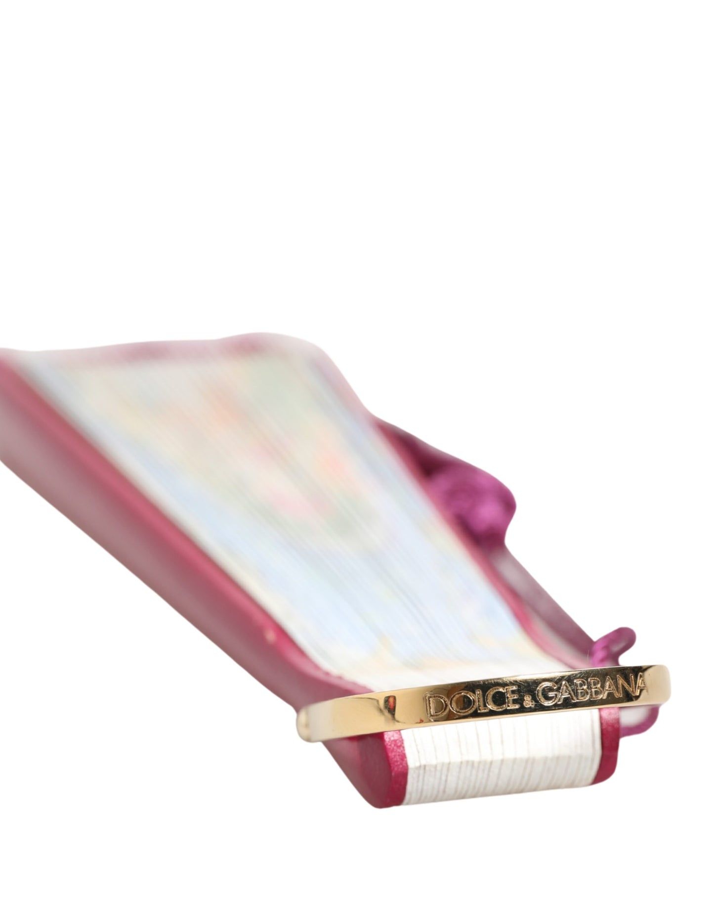 Dolce & Gabbana Multicolor Scenery Decorative Folding Tassel Hand Fan