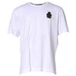 Dolce & Gabbana White Cotton Heraldic DG Crest Patch T-shirt