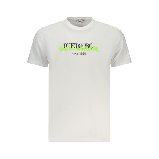Iceberg Neon Cotton Men T-Shirt