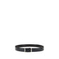 Ferragamo Black Calf Leather Bos Taurus Regular Belt