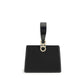 Ferragamo Black Calf Leather Bos Taurus Clutch Bag