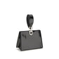 Ferragamo Black Calf Leather Bos Taurus Clutch Bag