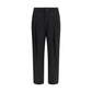 Giorgio Armani Black Viscose Casual Pants