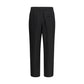Giorgio Armani Black Viscose Casual Pants