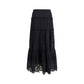 Marant Etoile Black Viscose Long Skirt