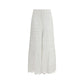 Marant Etoile White Viscose Long Skirt