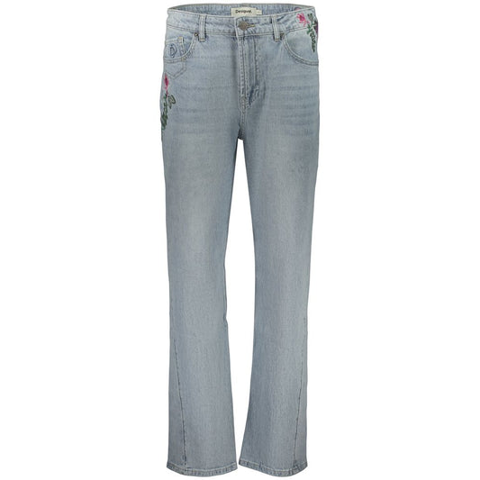 Desigual Azzurro Cotton Women's Jean