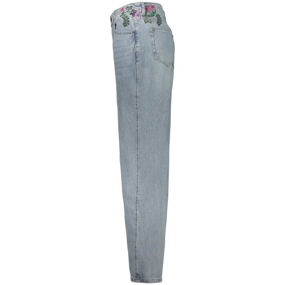 Desigual Azzurro Cotton Women's Jean