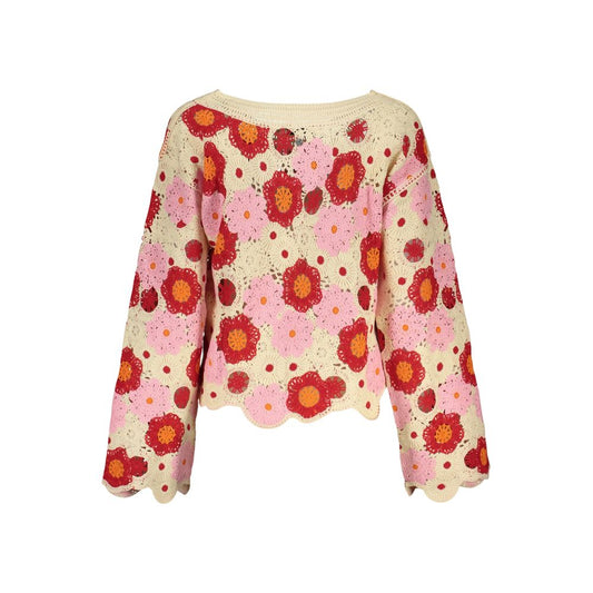 Desigual Beige Cotton Women Sweater