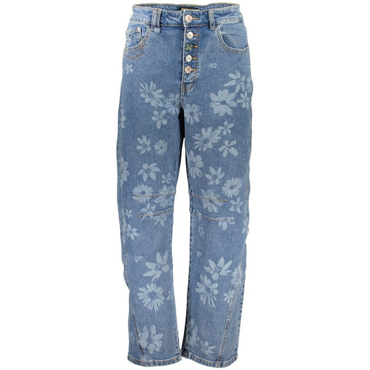 Desigual Azzurro Cotton Women's Jean