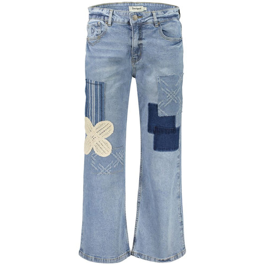 Desigual Azzurro Cotton Women Jeans
