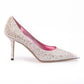 Jimmy Choo Candy Pink Glitter Love 85 Pumps