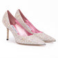 Jimmy Choo Candy Pink Glitter Love 85 Pumps