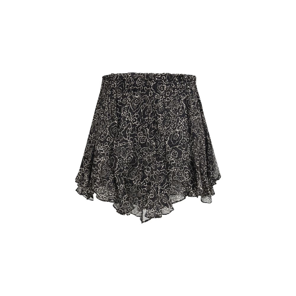 Marant Etoile Black Viscose Shorts